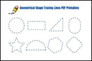 Geometrical Shape Tracing Lines PDF Printables